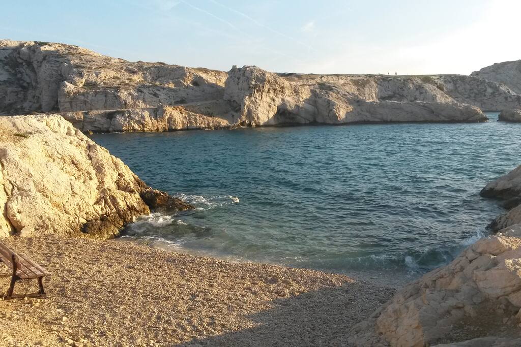 Calanque de Morgiret à 5 min à pied de l'appartement