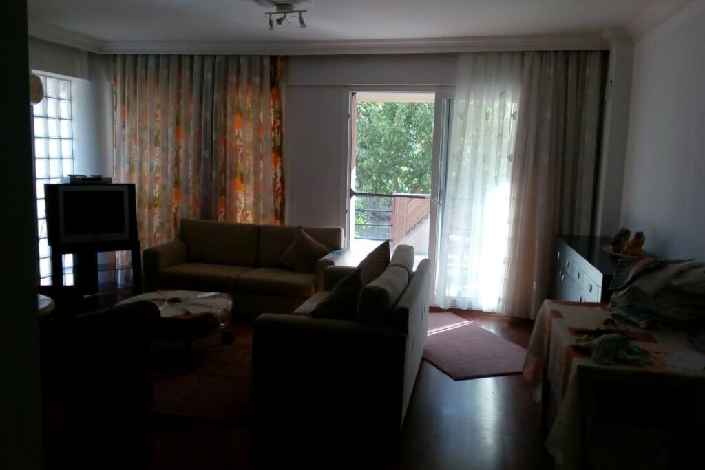 LIVING ROOM & BALCONY