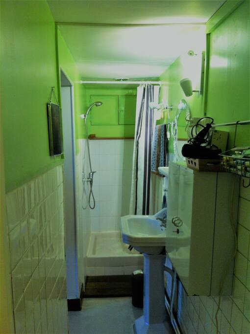 La salle de bain lavabo / douche