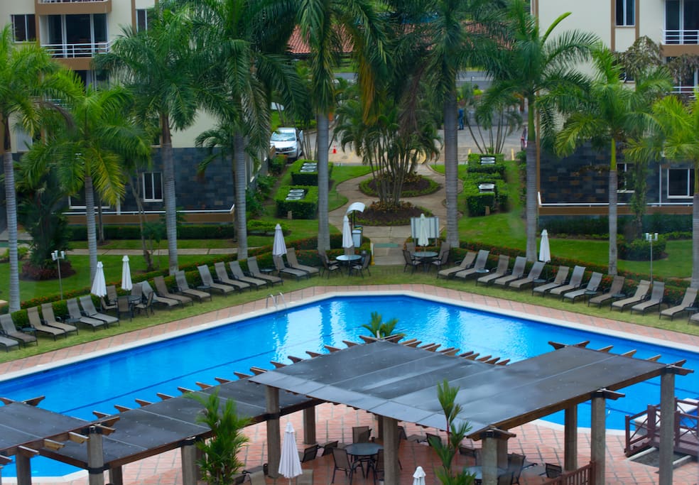 Large pool for swimming and relax
