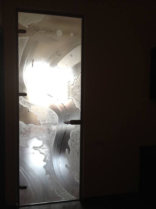 One of a kind glass doors
