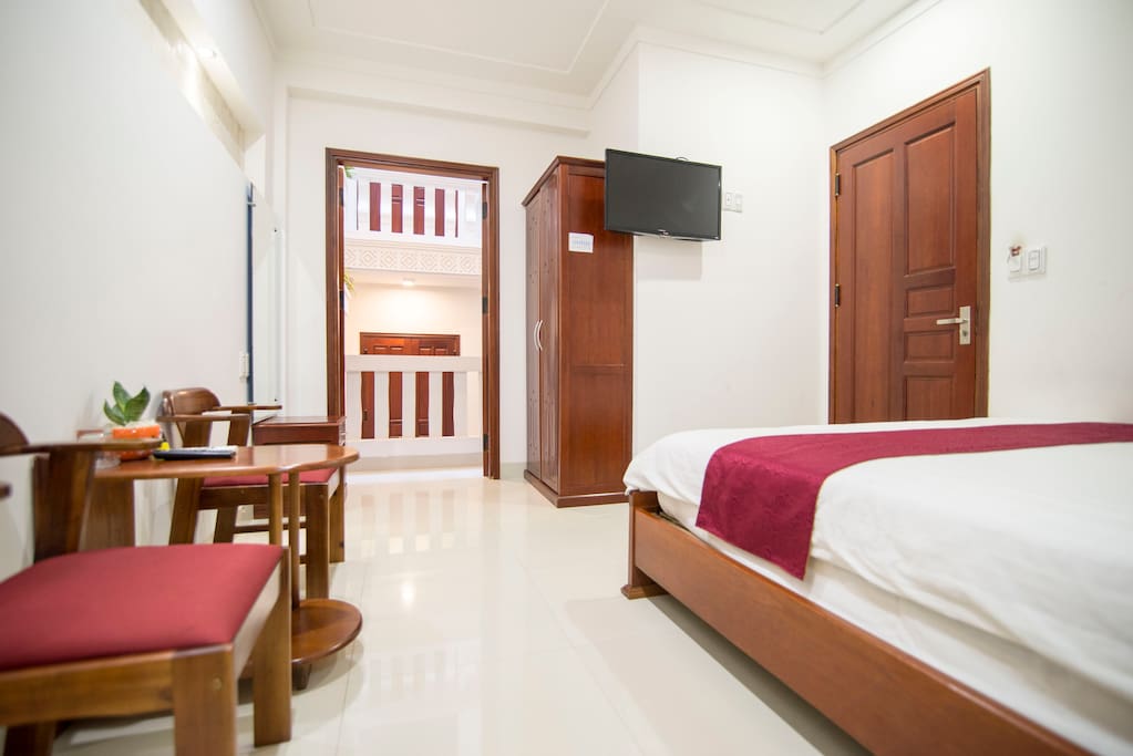 Double bed,closet,TV,Balcony- inside
