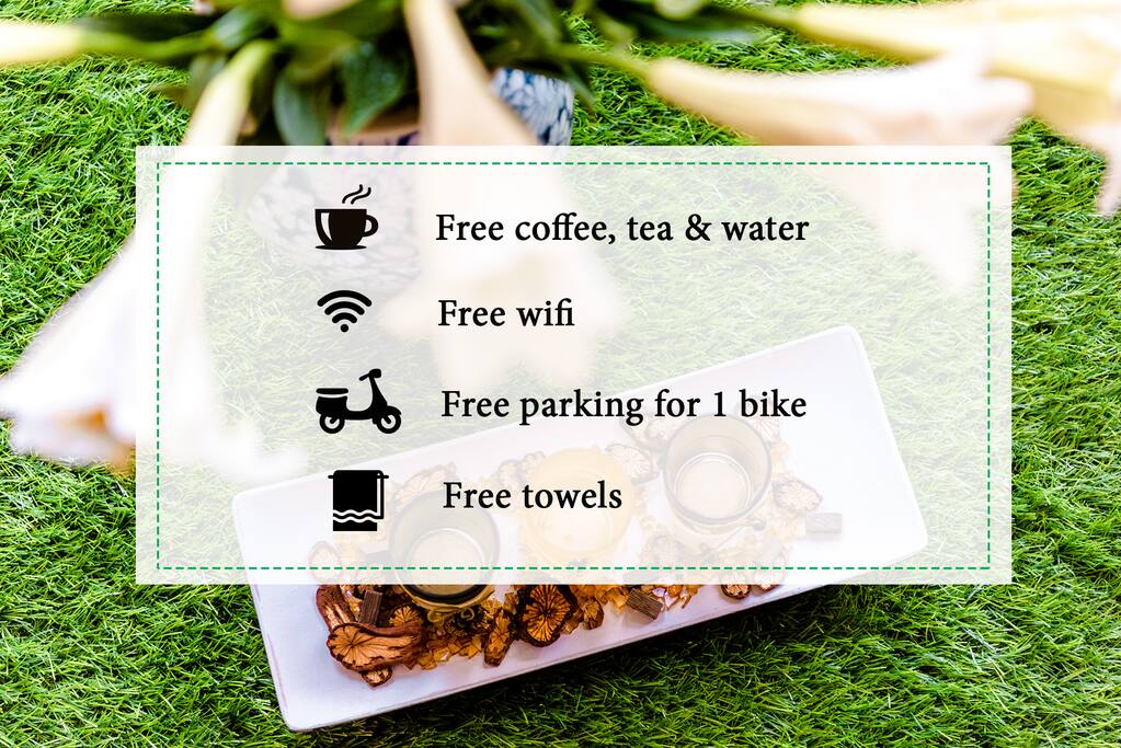 We really want you to feel like home during your stay!