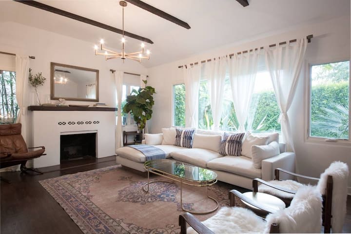 Chic WeHo 3/2 Spanish Revival with 1/1 Guest House