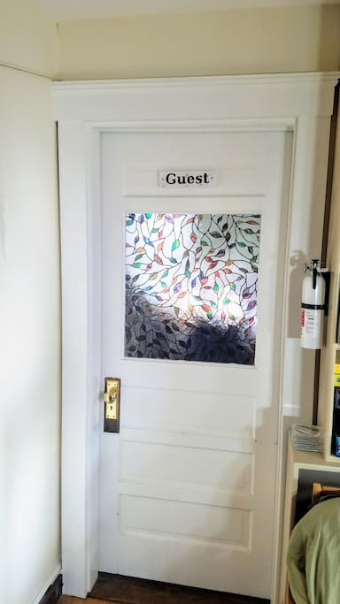 Door from Game Room to Bedroom