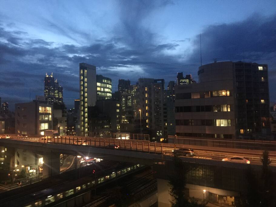 View from your Veranda/Balcony at night
