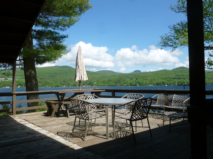 Waterfront camp at Lake Willoughby Cottages for Rent in Barton