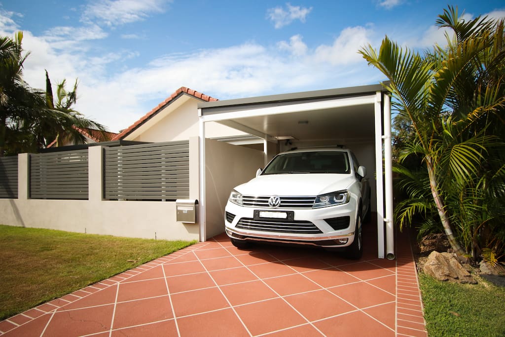 Full length carport