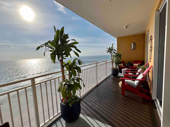 *Newly Renovated!* PCB Beachfront condo! Condominiums for Rent in