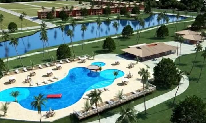 Apartamento 2 quartos, com piscina