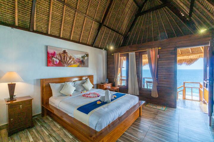 Your private bed with high ceiling and have a private bathroom and toilet.