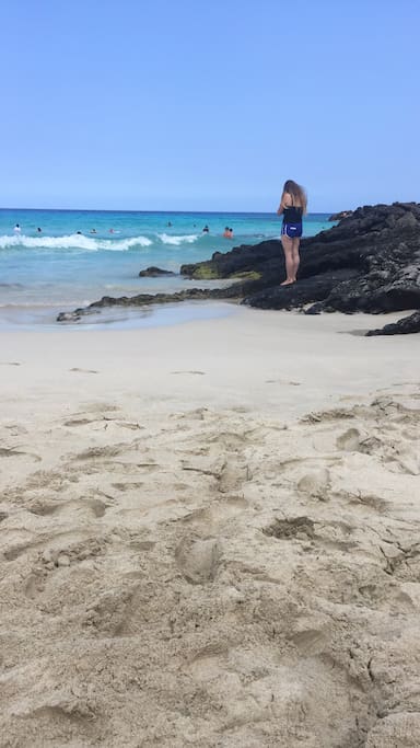 White sandy beaches minutes away!