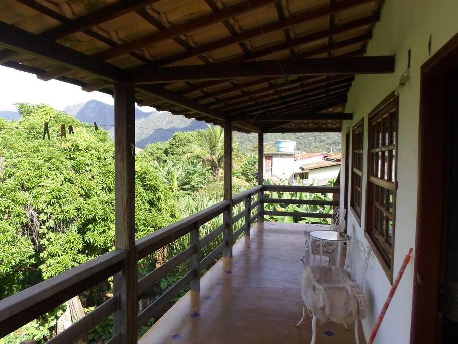 Varanda dos quartos