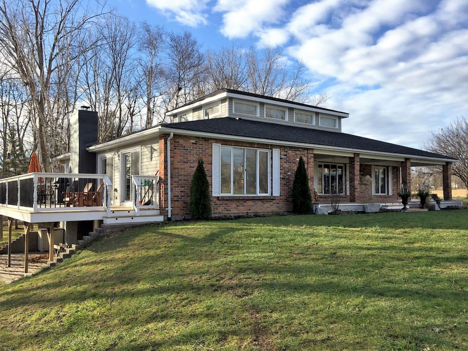 Deck on East Side off Kitchen