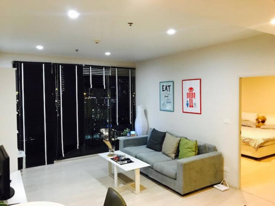Living Room with Balcony