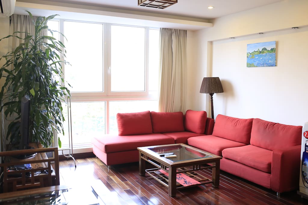 A Living room together with dining room