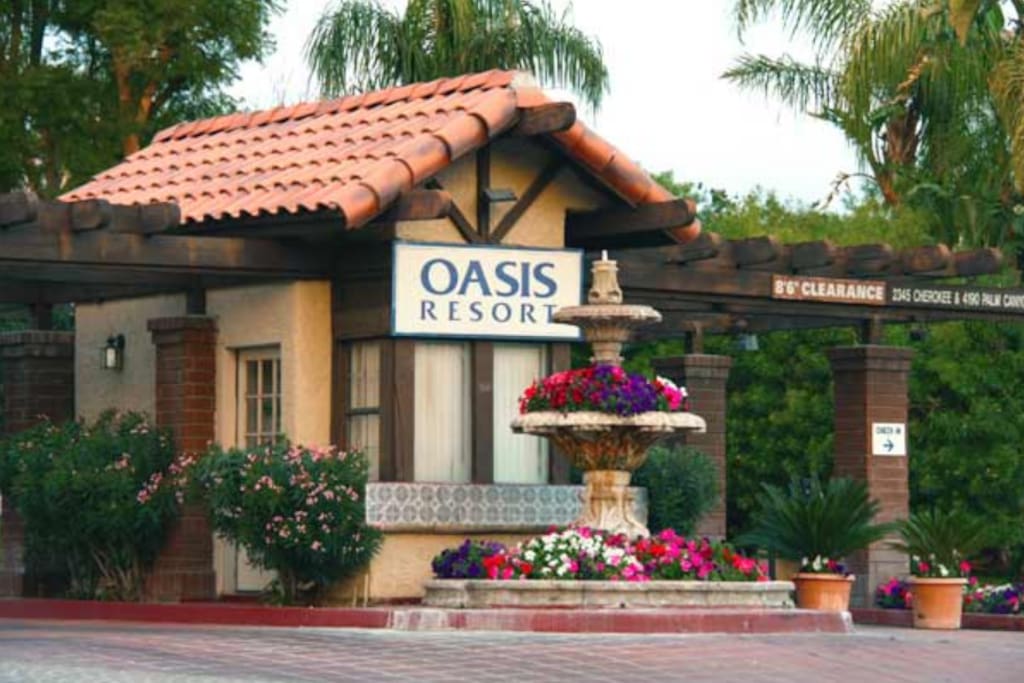 Entrance to The Oasis