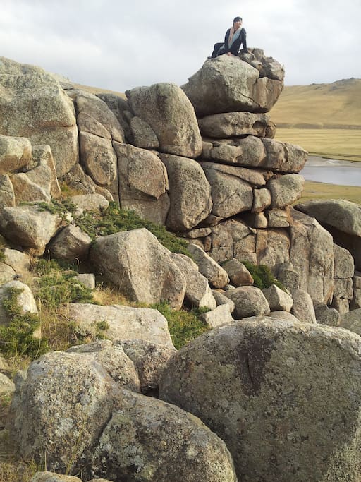 Big rocks in our summer location