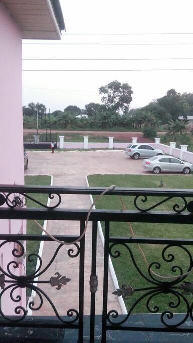 spacious car park
