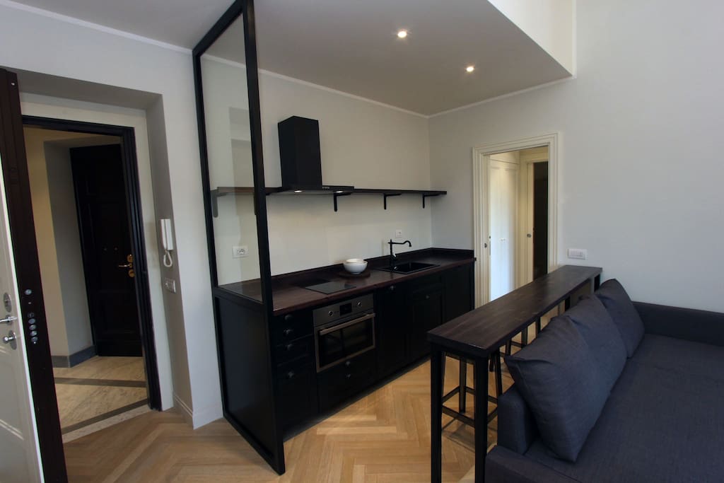 Living Room and Kitchen Corner