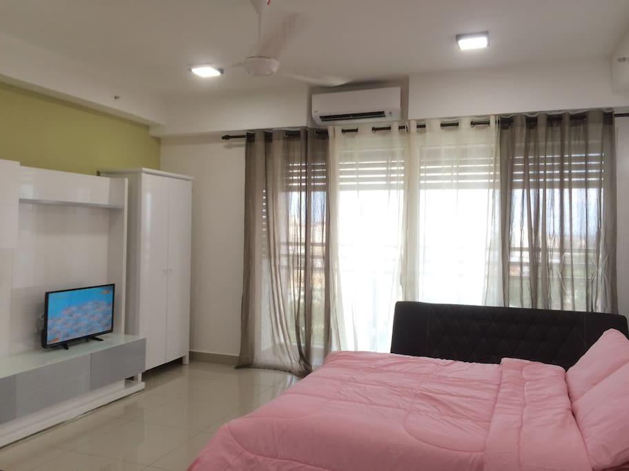 Basic Amenities , TV , Kettle, and Fridge