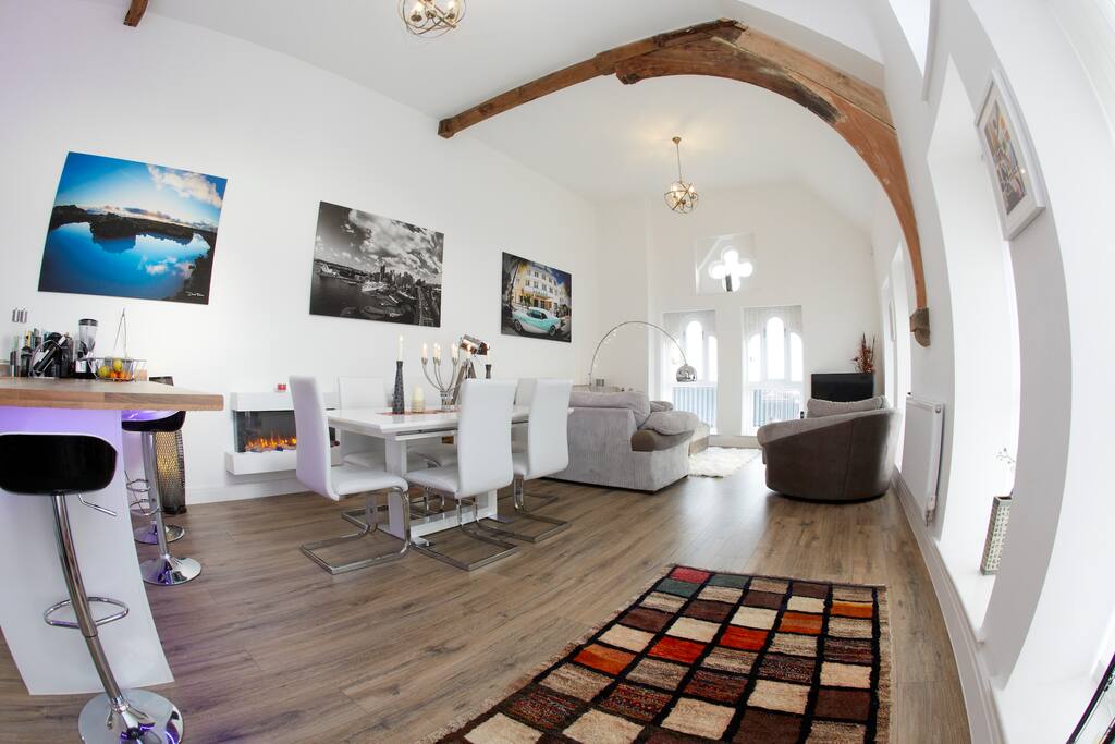 Original travel photography on the walls