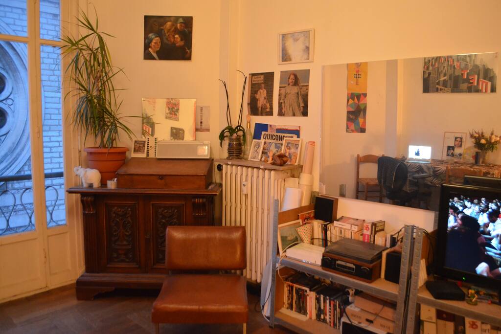 Séjour - grand miroir