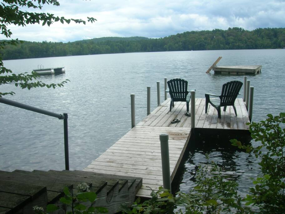 5 min walk to our dock