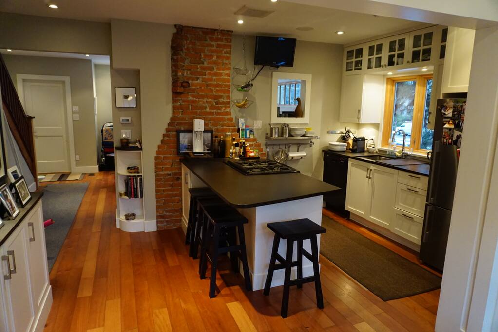 Main Floor - Kitchen facing the Front Door