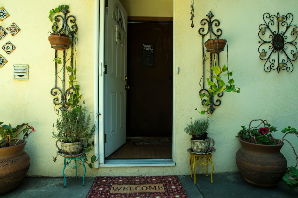 Your Private entrance to the suite.