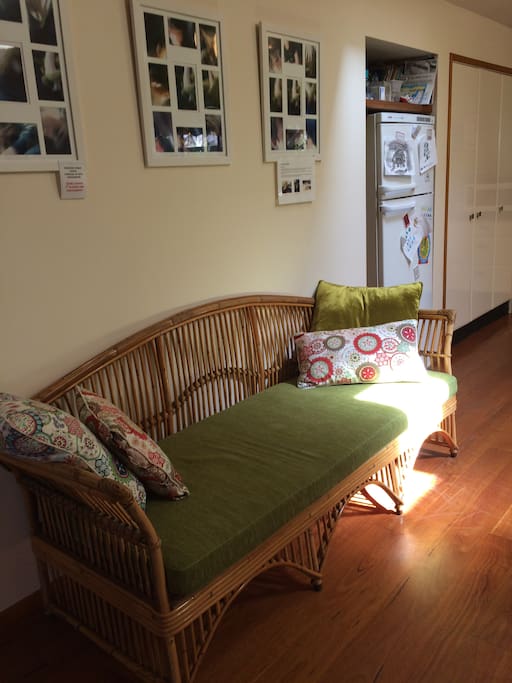 2 Sofas in huge living space.