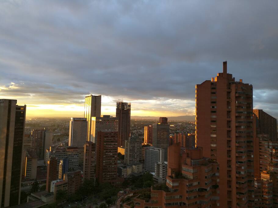 The view from the terrace