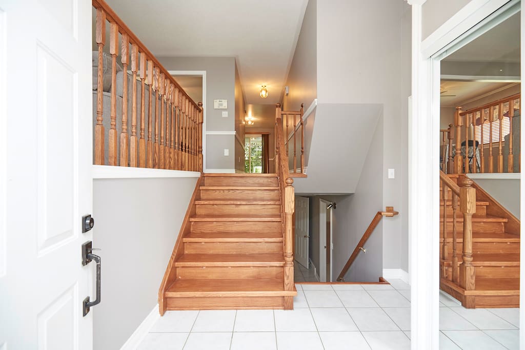 The view when you walk in the front door