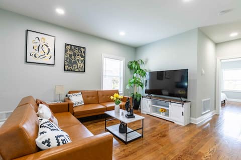 #1 🗽Massive 3BR 2BT+2🅿️ KingBd near NYC&Am.Dream