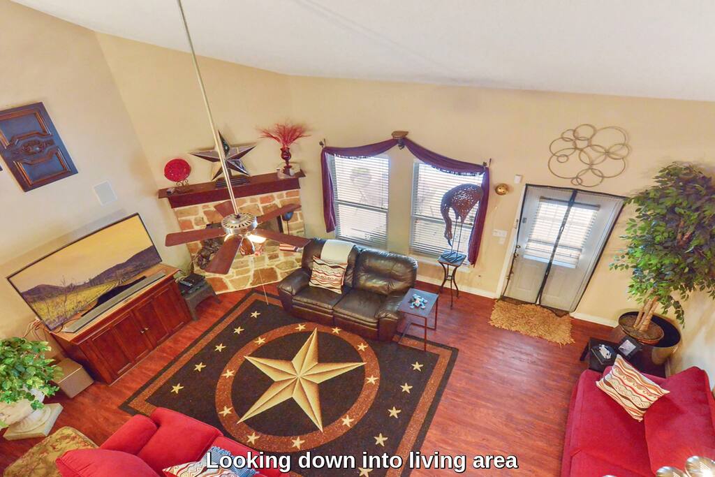 picture taken from upstairs