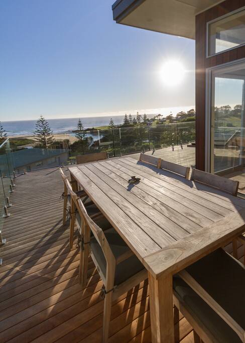 Early Morning on the Deck