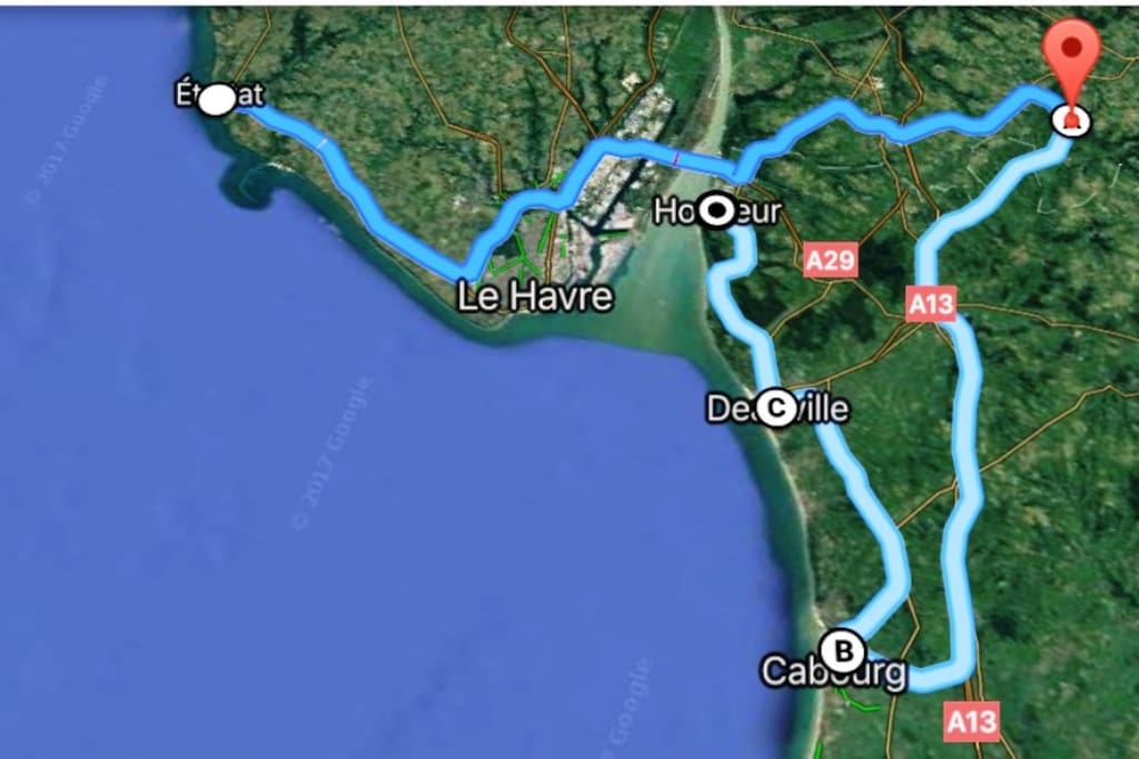 Honfleur Deauville Etretat