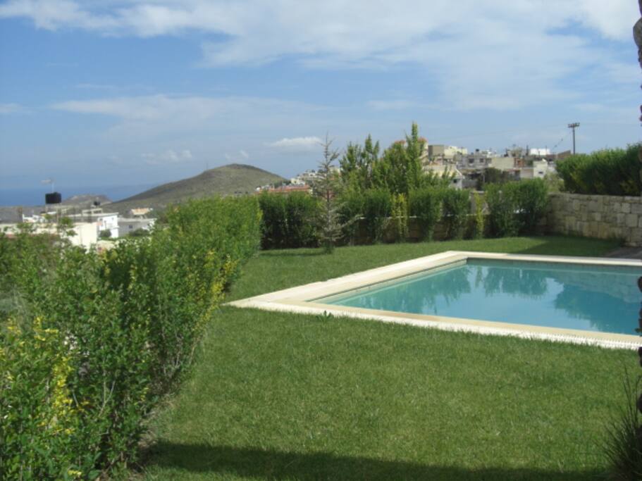 the pool -garden