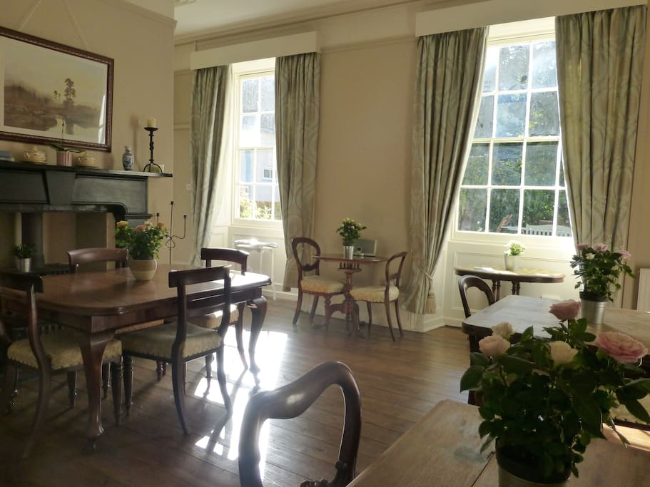 Breakfast Room with log burner
