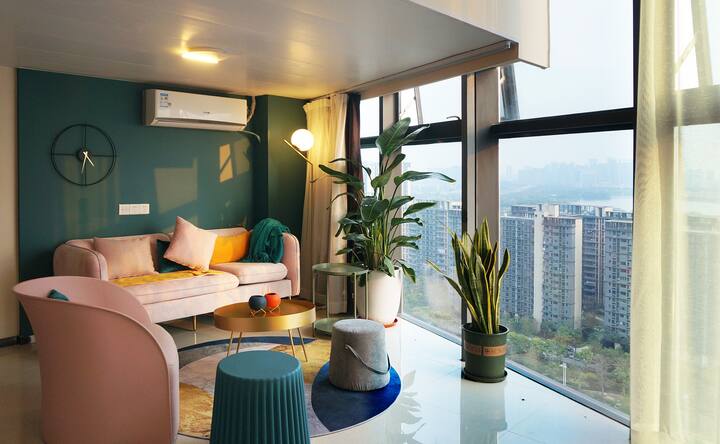 欢乐海岸顺峰山复式二厅二床少女风 Lofts For Rent In Foshan Guangdong China