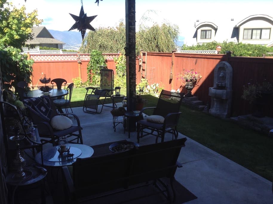 Back yard patio