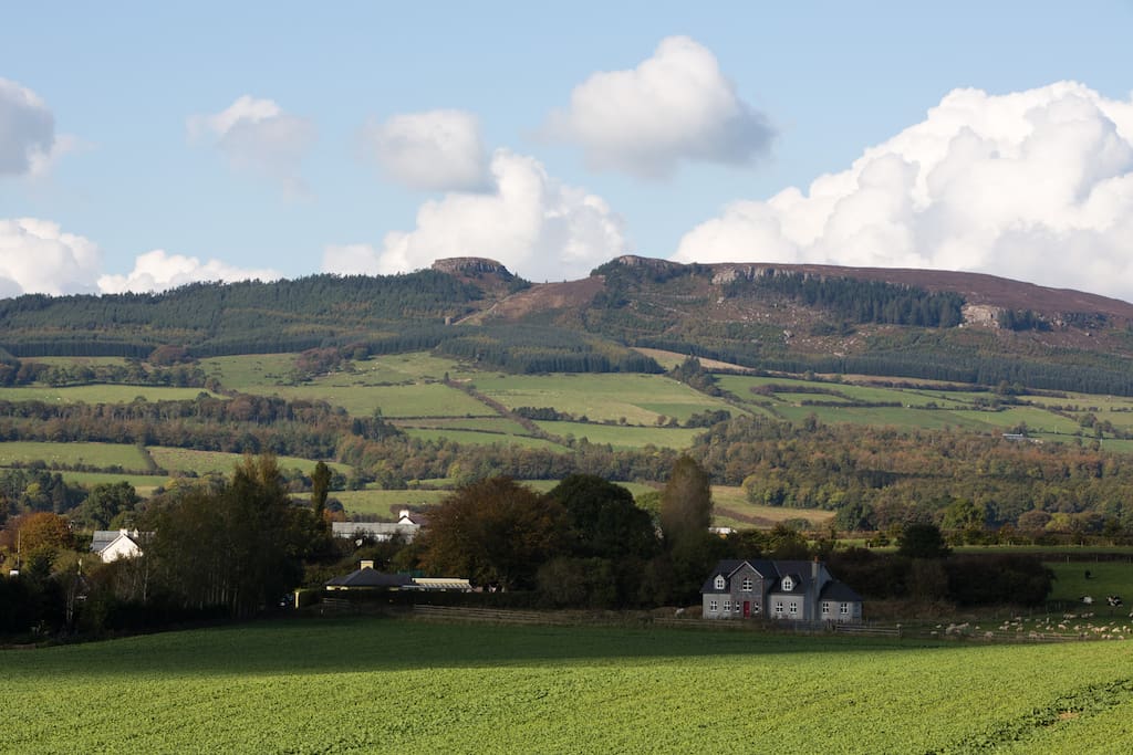 View of nearby Devils Bit Mountain, offering wonderful public walks