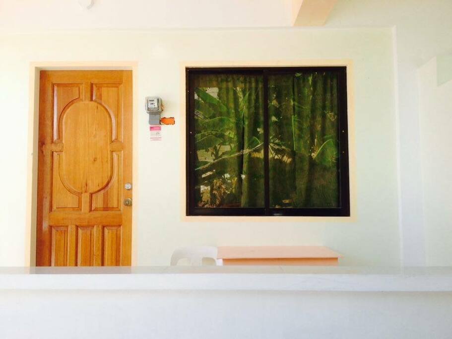 entrance to the apartment