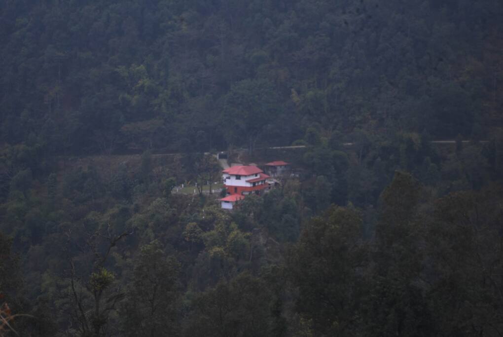View from across the hill