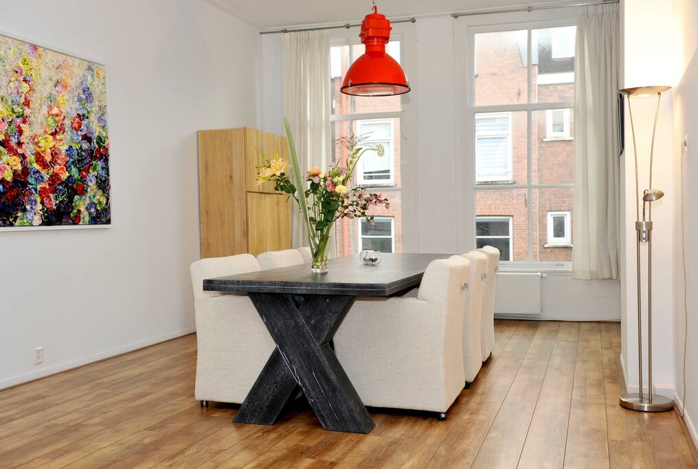 Large light living room