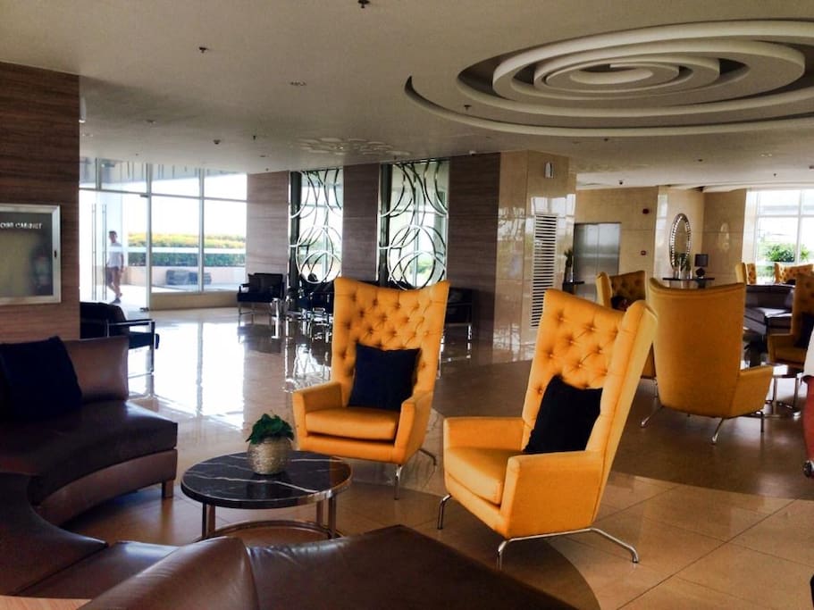 the lobby of sun residences