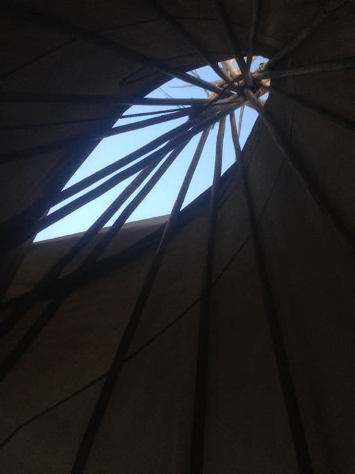 The view as you lay down for the night