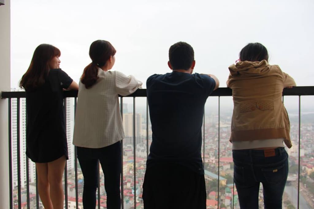 Friends in the Balcony