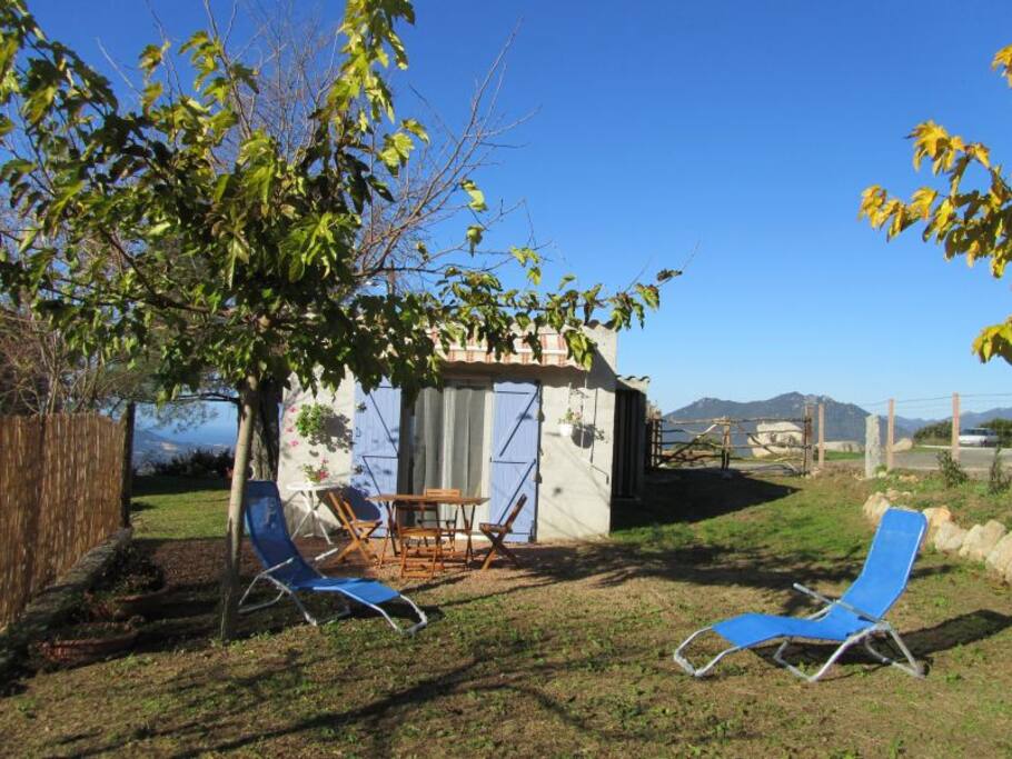 La mina villa côté jardin privé