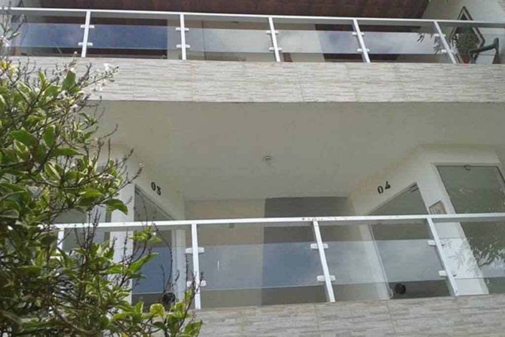 Fachada da Casa de Vidro